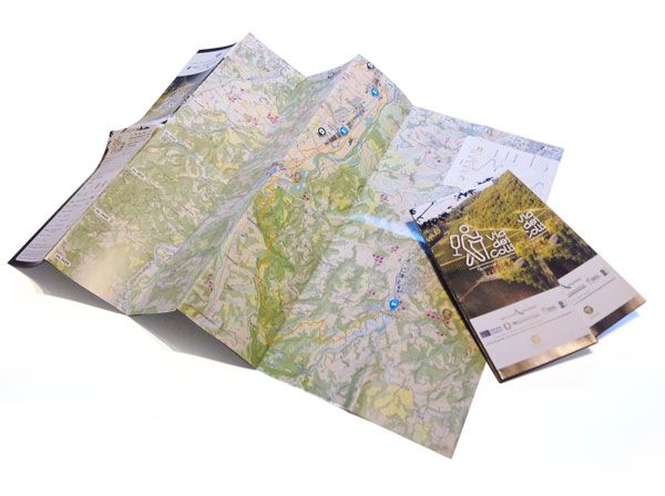 Marchio, Payoff, Social, Mappa, Cartoline, Poster